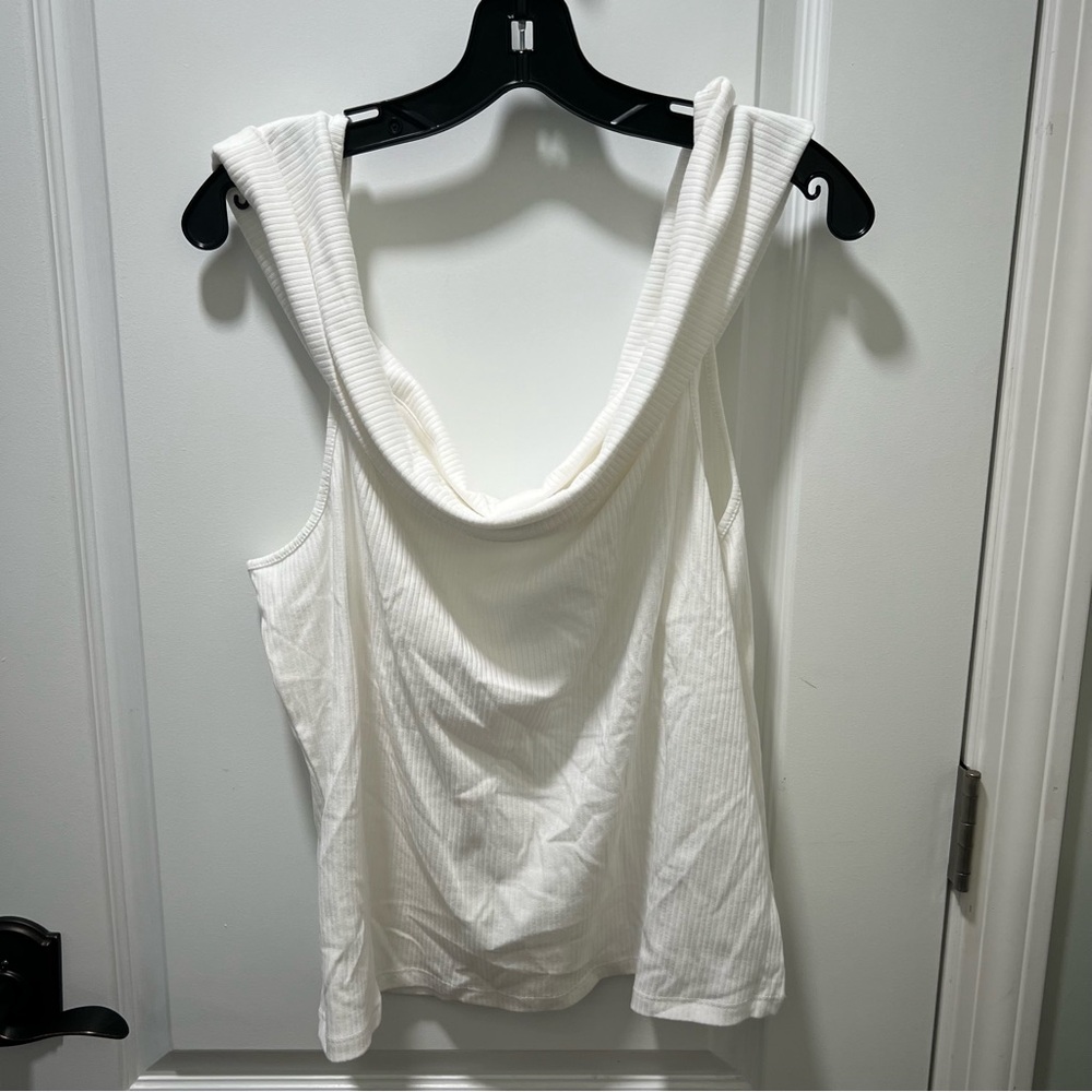 White Off the Shoulder Old Navy Top XXL